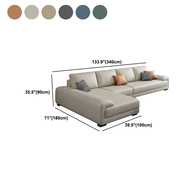 Nordic Faux Leather Stationary Living Room Recessed Arm Seating Clearhalo 'furn' 'furn_sectionals' 'Furniture' 'Living Room Furniture' 'Sectionals' 1200x1200_a3b8f830-df76-40d9-981e-cdf8a4a712cd