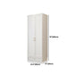 Witte garderobe kast gemeten houten garderobe armoire met lade