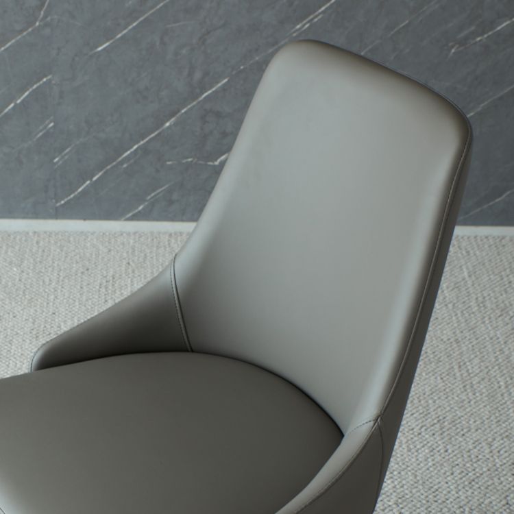 Contemporary Wood Dining Room Chairs PU Leather Dining Chairs for Home Use Clearhalo 'Dining Chairs' 'Dining Tables & Seating' 'dining_chair' 'furn' 'furn_dining_chair' 'Furniture' 'Kitchen & Dining Furniture' 1200x1200_a3ba2eea-726f-48ec-80d8-04d5036f24fb