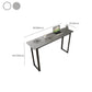 Modern Sintered Stone Top Rectangle Sled Bar Dining Table with Metal Base Clearhalo 'Bar Furniture' 'Bar Tables' 'bar_tables' 'furn' 'furn_bar_tables' 'Furniture' 'Kitchen & Dining Furniture' 1200x1200_a3bb6ccd-4f48-4249-a589-09b3cdee2c13