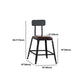 Industrial Armless Counter Stool Iron Milk Tea Shop Bar Stool with Cushion and Pedal Clearhalo 'Bar Furniture' 'Bar Stools' 'bar_stools' 'furn' 'furn_bar_stools' 'Furniture' 'Kitchen & Dining Furniture' 1200x1200_a3bd1e66-8b31-4b86-8cd7-d9821f6ac70c