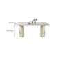 Contemporary Dining Rectangle Table Sintered Stone Table with Metal Legs for Home Clearhalo 'Dining Tables & Seating' 'Dining Tables' 'dining_table' 'furn' 'furn_dining_table' 'Furniture' 'Kitchen & Dining Furniture' 1200x1200_a3c1449d-b0c5-4d2a-9ec3-3926ca3602d0