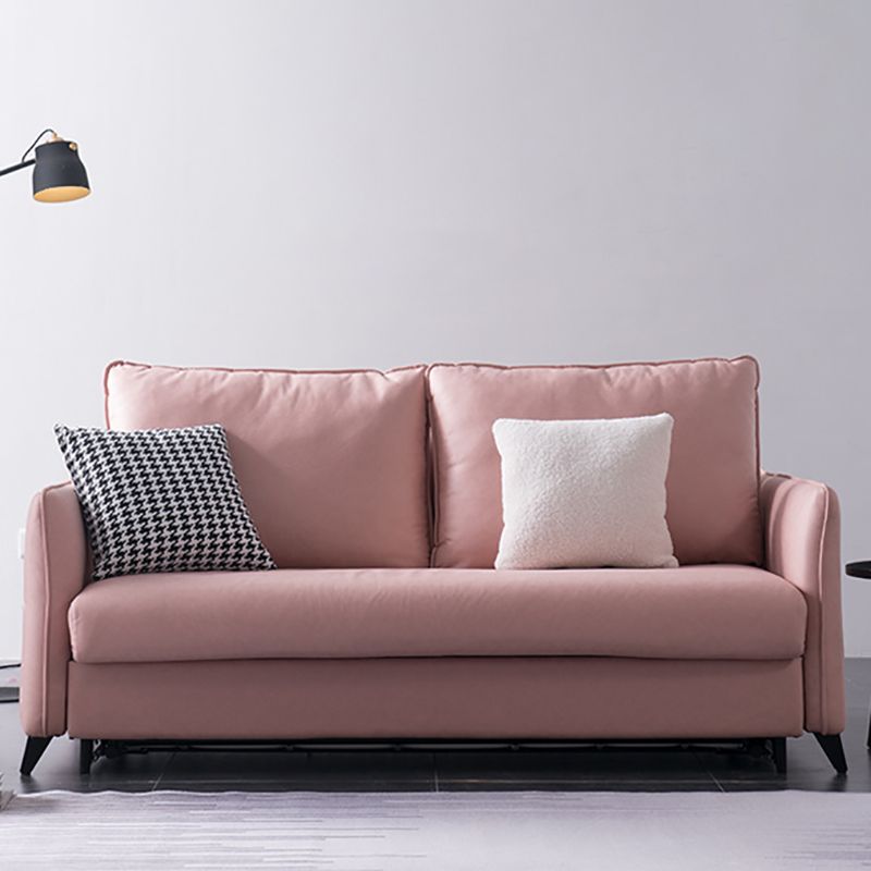 Vaste kleur bank bed lederen bank vierkante armbank bodem voor appartement