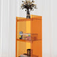 4/5-Shelf Glam Closed Back Standard Bookshelf Acrylic Vertical Bookshelf Clearhalo 'Bookcases' 'furn' 'furn_bookcases' 'Furniture' 'furniture_bookcases' 'kitchen' 'kitchen_bookcases' 'Living Room Furniture' 'Office Furniture' 1200x1200_a3c41e93-0de8-41a3-b300-1ed319af7bf4