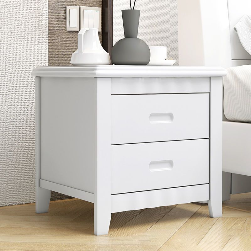 2 - Drawer Traditional Accent Table Nightstand Antique Finish Bed Nightstand Clearhalo 'Bedroom Furniture' 'furn' 'furn_night_stand' 'Furniture' 'night_stand' 'Nightstands' 1200x1200_a3c5631f-616f-46e4-80b8-8310a4cb538a