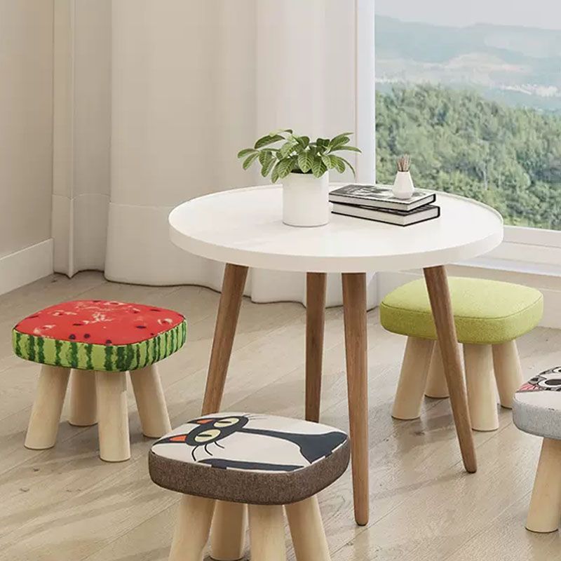 Modern Ottoman Cotton Detachable Seat Cover Solid Color Square Ottoman Clearhalo 'furn' 'furn_ottomans_poufs' 'Furniture' 'Living Room Furniture' 'Ottomans & Poufs' 'ottomans_poufs' 1200x1200_a3c60671-7bc7-49bf-a1b4-a638bffb0def