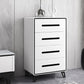 16" W Modern Storage Chest Dresser White Vertical Storage Chest with 3/4/5 Drawers Clearhalo 'Bedroom Furniture' 'Dressers & Chests' 'dressers_chests' 'furn' 'furn_dressers_chests' 'Furniture' 1200x1200_a3c67d81-79c0-4f18-807a-be1a9362e3d8