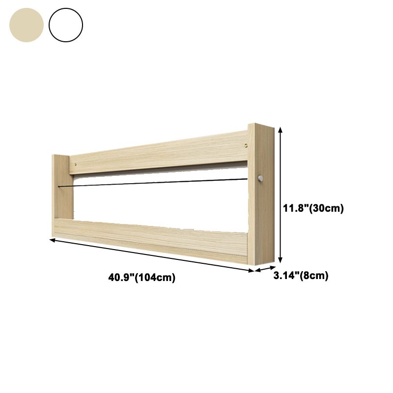 Bibliothèque murale à dos fermé contemporain pour le bureau à domicile