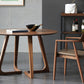 Modern 1/2/4/5 Pieces Round Dining Set Solid Wood Dinette Table with Wood Chairs