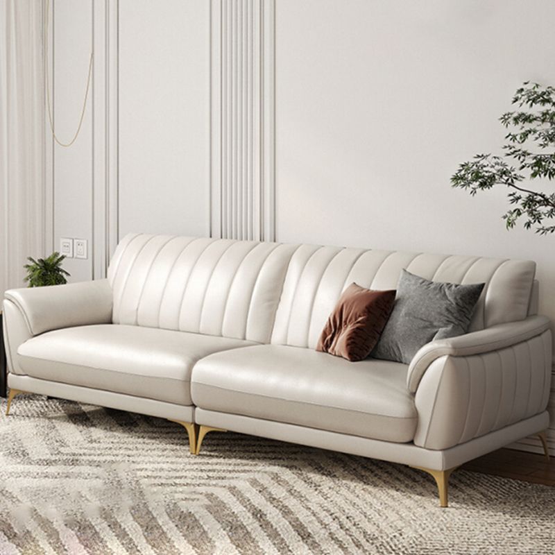 Divano resistente alle macchie in pelle Contemporanea Standard Cuschio Top ARM CETTO