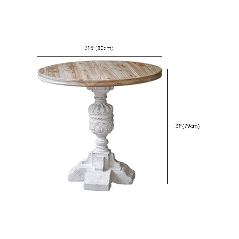 Tavolino in legno in legno di campagna francese tavolo da base di ferro in difficoltà