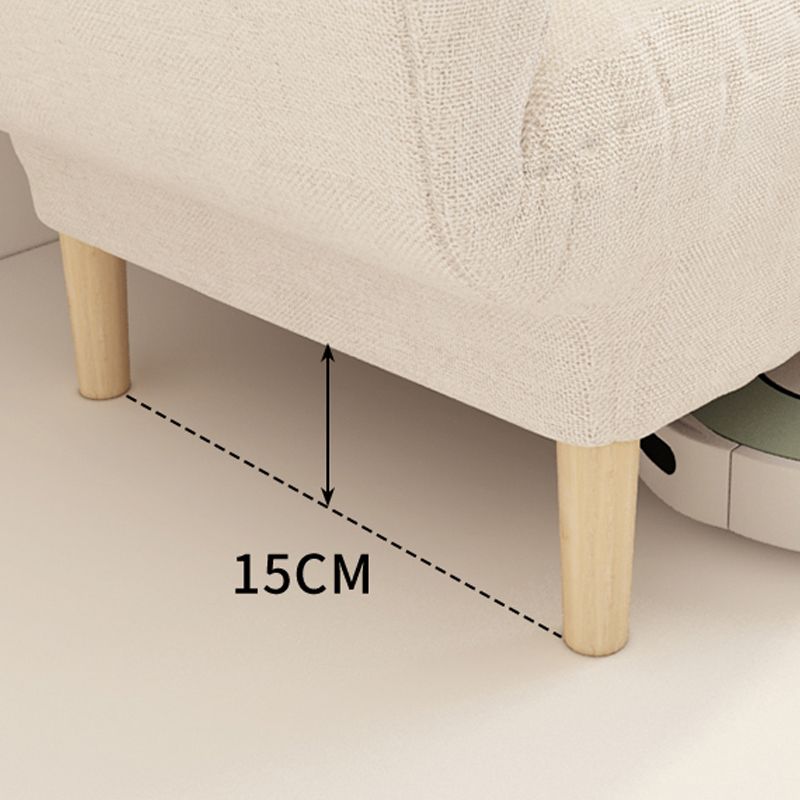 Modernistic Living Room Cotton Blend Sofa Biscuit Back Seating Clearhalo 'furn' 'furn_sofas' 'Furniture' 'Living Room Furniture' 'Sofa' 'sofas' 1200x1200_a3ce059e-2c9a-4a95-bdfa-e2f36b749243