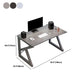Home Contemporary Computer Desk Rectangular Wooden Office Desk