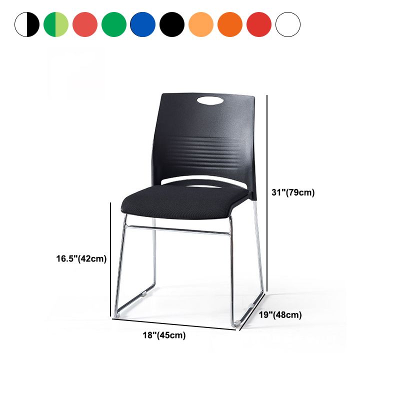 Mid-Back Conference Chair Contemporary Plastic No Wheels Office Chair Clearhalo 'furn' 'furn_office_chair' 'Furniture' 'Office Chairs' 'Office Furniture' 'office_chair' 1200x1200_a3ce9d01-2a13-4e65-9350-07d20b3fa55f