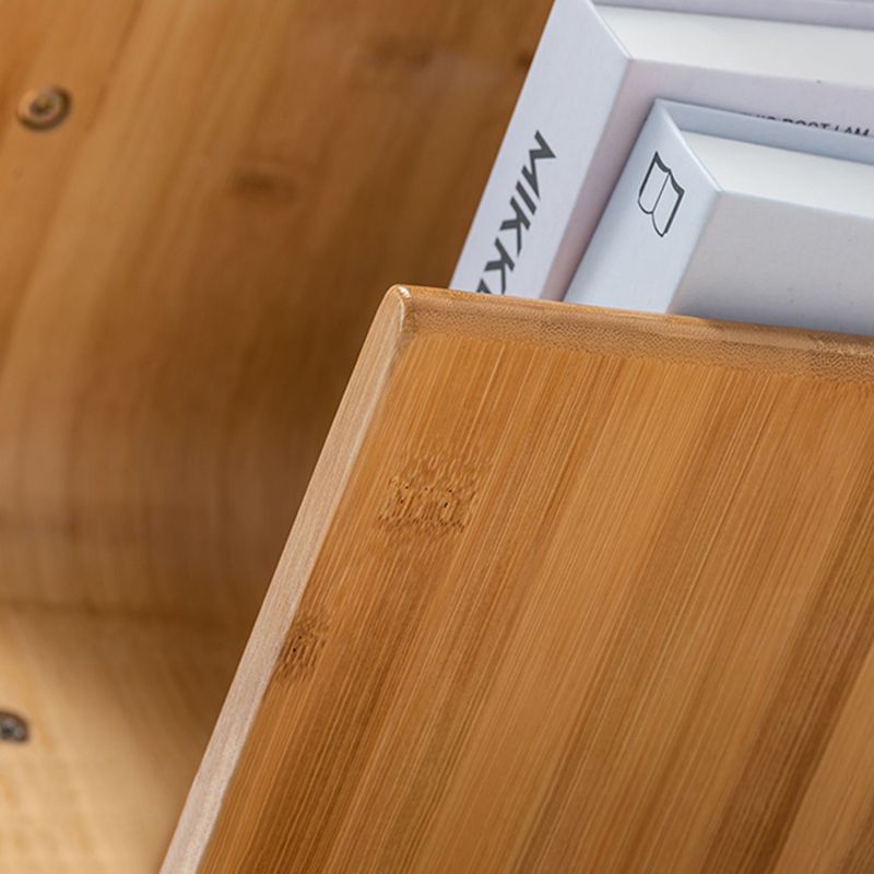 Modern Open Back Bookshelf Etagere Bamboo Bookcase for Home Office Clearhalo 'Bookcases' 'furn' 'furn_bookcases' 'Furniture' 'Office Furniture' 1200x1200_a3cf10fa-6958-44ce-abf0-883c37e8d246