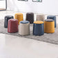 Leather Yellow Pouf Modern Stain Resistant Round Indoor Pouf Clearhalo 'furn' 'furn_ottomans_poufs' 'Furniture' 'Living Room Furniture' 'Ottomans & Poufs' 'ottomans_poufs' 1200x1200_a3d01bcd-44f5-4eda-a941-a2ecf3b42c48