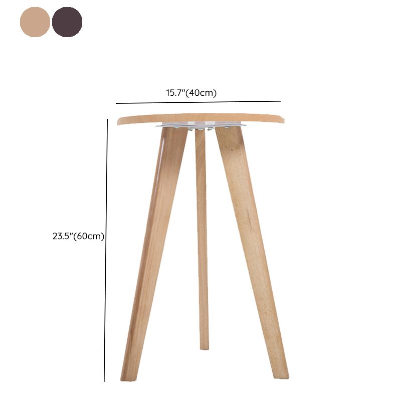 Contemporary Wooden Cocktail Table Round / Square / Triangle Top Coffee Table Clearhalo 'Coffee & Accent Tables' 'Coffee Tables' 'coffee_tables' 'furn' 'furn_coffee_tables' 'Furniture' 'Living Room Furniture' 1200x1200_a3d16968-8bf0-4fd7-873d-373f2f37c8b5