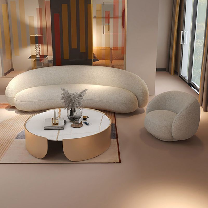 Modern Polyester Seating Stain Resistant Sofa for Bonus Room