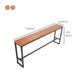 Industrial Rectangle Bar Dining Table Metal and Solid Wood Bar Height Table Clearhalo 'Bar Furniture' 'Bar Tables' 'bar_tables' 'furn' 'furn_bar_tables' 'Furniture' 'Kitchen & Dining Furniture' 1200x1200_a3d219b7-8b31-476d-9f97-70af34d8e0bc