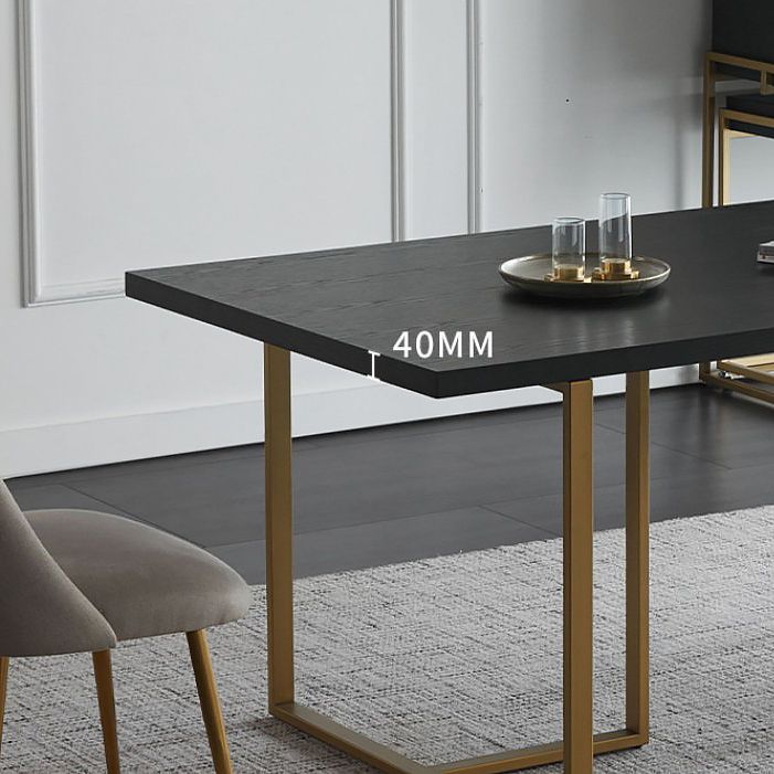 Rectangle Dining Site Table Industrial Style Solid Wood Dining Room Collection Clearhalo ' dining_table' 'Dining Tables & Seating' 'Dining Tables' 'furn' 'furn_dining_table' 'Furniture' 'furniture_dining_table' 'Kitchen & Dining Furniture' 'kitchen&dining_furn' 'kitchen' 'kitchen_dining_table' 1200x1200_a3d2b1f6-298f-4d5c-a189-bef2d1dbd8ba