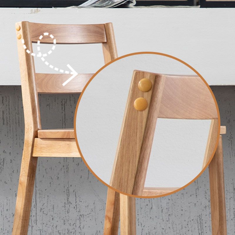 Contemporary Solid Wood Bar Stool Indoor Bar Stool with Footrest and Low Back Clearhalo 'Bar Furniture' 'Bar Stools' 'bar_stools' 'furn' 'furn_bar_stools' 'furniture_bar_stools' 'Kitchen & Dining Furniture' 'kitchen&dining_furn' 'kitchen' 'kitchen_furn' Furniture' 1200x1200_a3d59bfc-1750-407d-b414-f5c83259208e