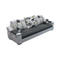 Dark Gray Pillow Top Arm Sectional Upholstered Cushions Back Sofa and Chaise Clearhalo 'furn' 'furn_sectionals' 'Furniture' 'furniture_sectionals' 'kitchen' 'kitchen_sectionals' 'Living Room Furniture' 'Sectionals' 1200x1200_a3d60c77-89f3-4ebd-8bce-84ab365acc48