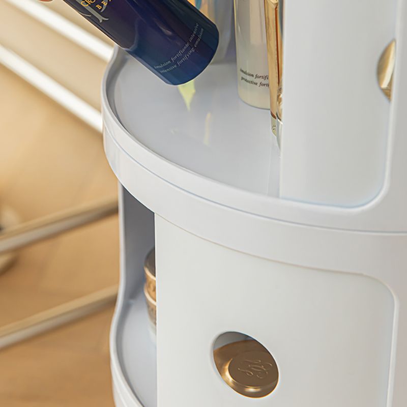 Mesa de noche de plástico derecha del gabinete de cama moderno para el dormitorio