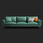 33.46" H Green Genuine Leather Pillow Top Arm Sofa for Living Room Clearhalo 'furn' 'furn_sofas' 'Furniture' 'Living Room Furniture' 'Sofa' 'sofas' 1200x1200_a3d8a8cb-dc16-42f8-a182-eef35133a3a5