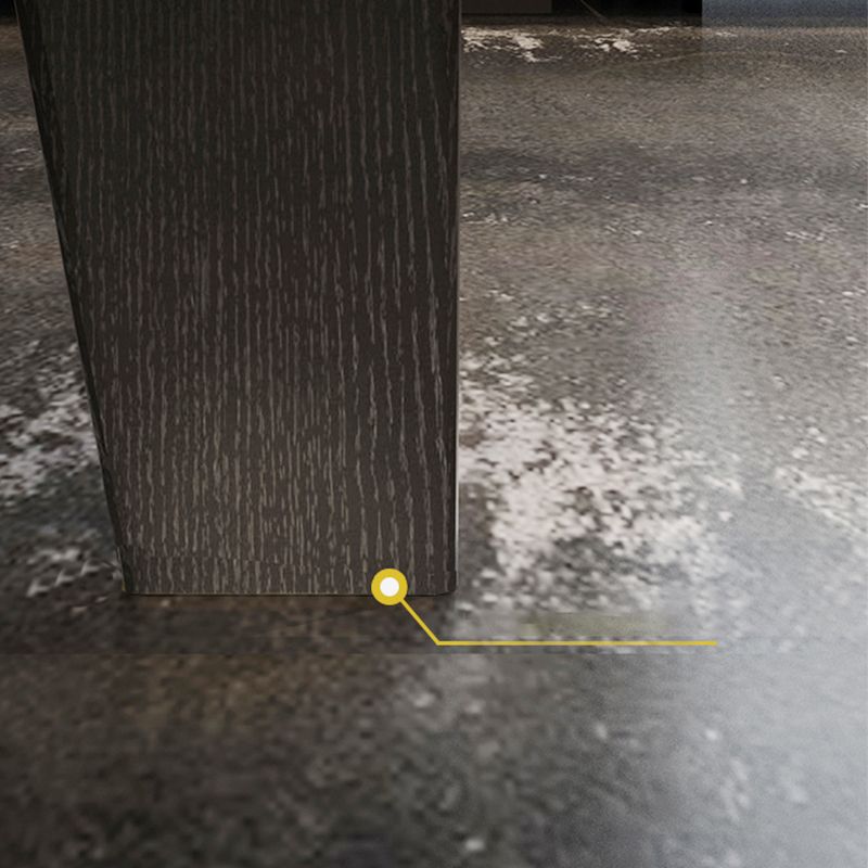 13.7 "H現代の木製3レッグベースホワイト/グレーの不規則な大理石のコーヒーテーブル