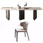 Minimalist Sintered Stone Dining Room Set Fixed Dining Set with Rectangle Table for Home Use Clearhalo 'Dining Room Sets' 'Dining Tables & Seating' 'dining_room_set' 'furn' 'furn_dining_room_set' 'Furniture' 'furniture_dining_room_set' 'Kitchen & Dining Furniture' 'kitchen&dining_furn' 'kitchen' 1200x1200_a3dcc7d2-8a42-4d4d-998a-41825e008a21