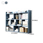 Bookshelf Floor Open Bedroom Storage Cabinet Living Room Lattice Locker Modern Bookcase