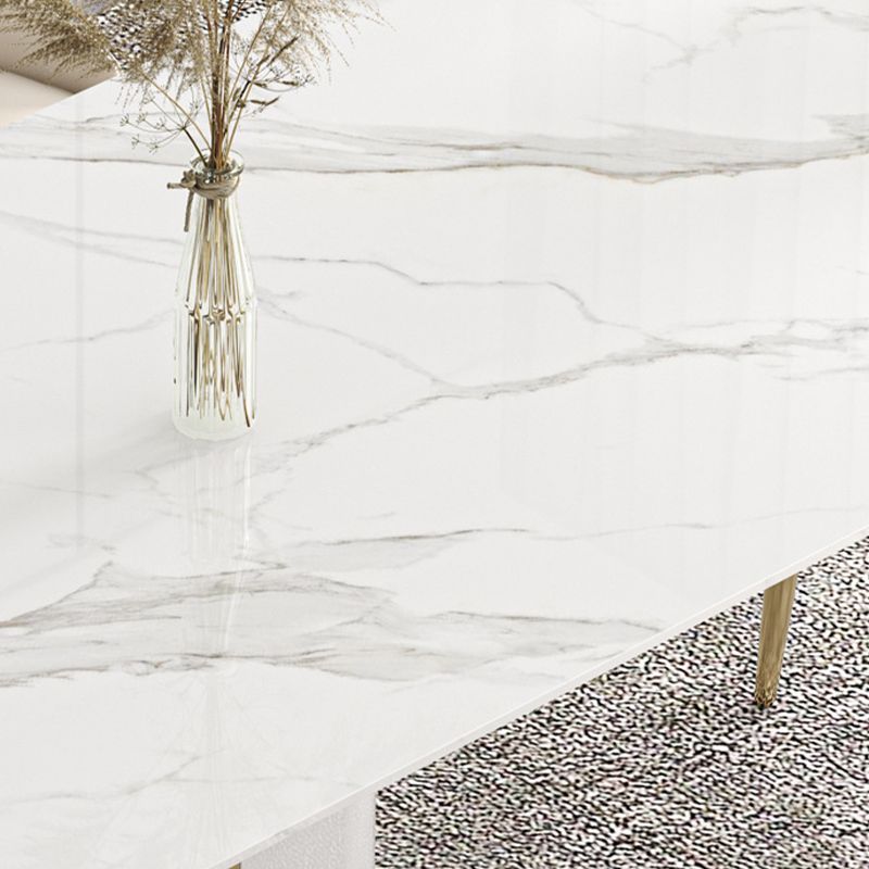 Tavolo da pranzo di lusso tradizionale tavolo da pelo tradizionale con base in acciaio