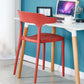 Contemporary Plastic Home Arm Chair Open Back Matte Finish Dining Chair Clearhalo ' kitchen&dining_furn' 'Dining Chairs' 'Dining Tables & Seating' 'dining_chair' 'furn' 'furn_dining_chair' 'Furniture' 'furniture_dining_chair' 'Kitchen & Dining Furniture' 'kitchen' 1200x1200_a3de7a81-dff1-41eb-97f5-c19c7b368869