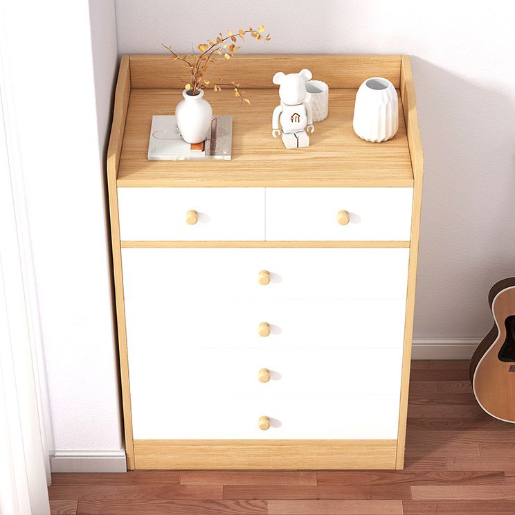 Modern Wooden Chest Bedroom Vertical Storage Chest with 4 / 5 / 6 Drawers Clearhalo 'Bedroom Furniture' 'Dressers & Chests' 'dressers_chests' 'furn' 'furn_dressers_chests' 'Furniture' 1200x1200_a3dfe31f-6c8d-471f-80f0-e08032c72639