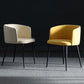 Modern Home Solid Back Arm Chair Upholstered Matte Finish Dining Chair Clearhalo ' kitchen&dining_furn' 'Dining Chairs' 'Dining Tables & Seating' 'dining_chair' 'furn' 'furn_dining_chair' 'Furniture' 'furniture_dining_chair' 'Kitchen & Dining Furniture' 'kitchen' 1200x1200_a3e0ece5-b78a-4cb9-a6c4-e1bfbae8381c