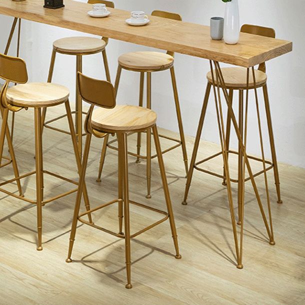 Rectangle Bar Dining Table Contemporary Bar Table with Double Pedestal Base Clearhalo 'Bar Furniture' 'Bar Tables' 'bar_tables' 'furn' 'furn_bar_tables' 'Furniture' 'furniture_bar_tables' 'Kitchen & Dining Furniture' 1200x1200_a3e192a5-3776-423e-b93a-d89487dae4eb