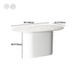 White Top Dining Table Traditional Luxury Oval Table with Pedestal Base Clearhalo 'Dining Tables & Seating' 'Dining Tables' 'dining_table' 'furn' 'furn_dining_table' 'Furniture' 'furniture_dining_table' 'Kitchen & Dining Furniture' 'kitchen' 'kitchen_dining_table' 1200x1200_a3e3b5df-623b-4ede-acfa-ec1193b6096e