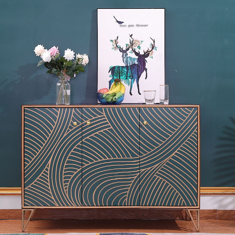 Simple Engineered Wood Sideboard Glam Cabinets Dining Server for Living Room Clearhalo 'buffet_sideboard' 'Buffets & Sideboards' 'furn' 'furn_buffet_sideboard' 'Furniture' 'furniture_buffet_sideboard' 'Kitchen & Dining Furniture' 1200x1200_a3e456b8-53c9-4637-b7f1-6e2025b3ef37