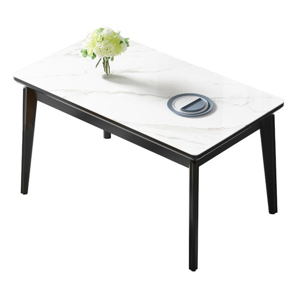 Midcentury Style Dining Room Collection Stone 4 Legs Indoor Dining Site Table Clearhalo ' dining_table' 'Dining Tables & Seating' 'Dining Tables' 'furn' 'furn_dining_table' 'Furniture' 'furniture_dining_table' 'Kitchen & Dining Furniture' 'kitchen&dining_furn' 'kitchen' 'kitchen_dining_table' 1200x1200_a3e55fe7-940b-4b1f-9d5c-c395ea9f02d5