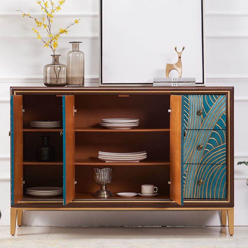 Modern Style Buffet Sideboard for Living Room with Engineered Wood Storage Sideboard Clearhalo 'buffet_sideboard' 'Buffets & Sideboards' 'Furniture' 'furniture_buffet_sideboard' 'Kitchen & Dining Furniture' 1200x1200_a3e5e4bd-d293-4ed1-992d-0be42b5bf497