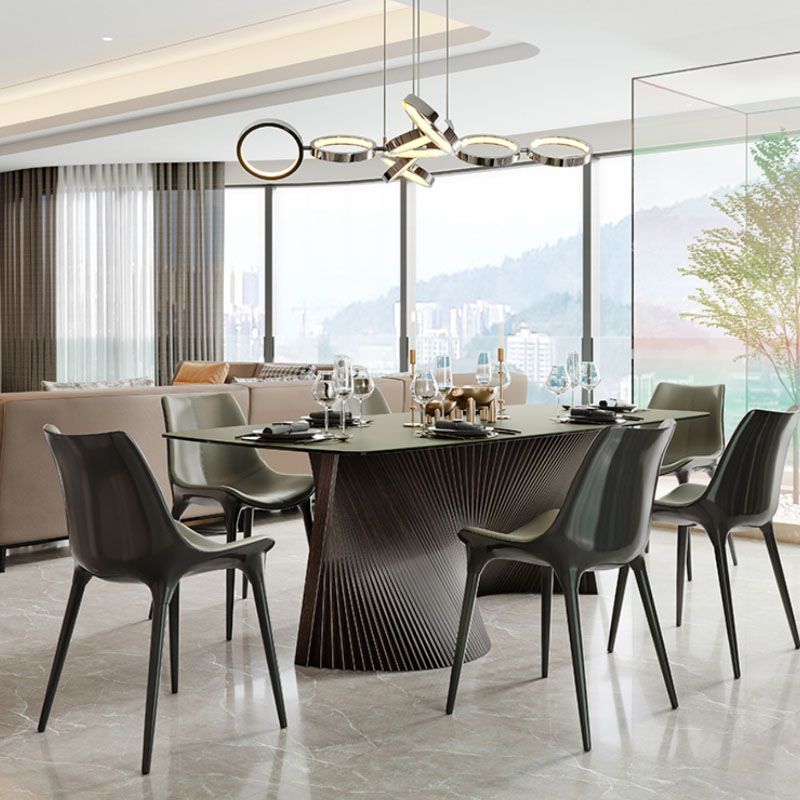 Contemporary Style Chair Metal Dining Room Chair for Dining Room Clearhalo 'Dining Chairs' 'Dining Tables & Seating' 'dining_chair' 'furn' 'furn_dining_chair' 'Furniture' 'Kitchen & Dining Furniture' 1200x1200_a3e68a35-3d45-4318-ae45-f523cf949730