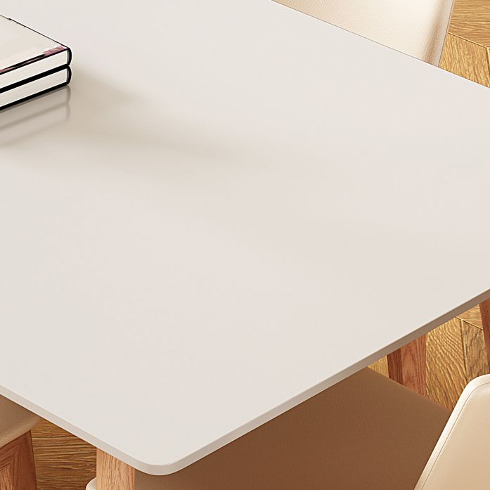 Sintered Stone Dining Table Wooden Base Dinner Table for Dining Room Clearhalo 'Dining Tables & Seating' 'Dining Tables' 'dining_table' 'furn' 'furn_dining_table' 'Furniture' 'Kitchen & Dining Furniture' 1200x1200_a3eb67f0-0dab-4449-8972-3c548eb06fd5