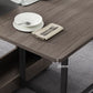 Foldable Rectangle Wooden Table Medieval Modern Table with Storage Trestle Base Clearhalo ' dining_table' 'Dining Tables & Seating' 'Dining Tables' 'furn' 'furn_dining_table' 'Furniture' 'furniture_dining_table' 'Kitchen & Dining Furniture' 'kitchen&dining_furn' 'kitchen' 'kitchen_dining_table' 1200x1200_a3ec1b8b-c732-4fbd-8bb2-d7f2202cea12
