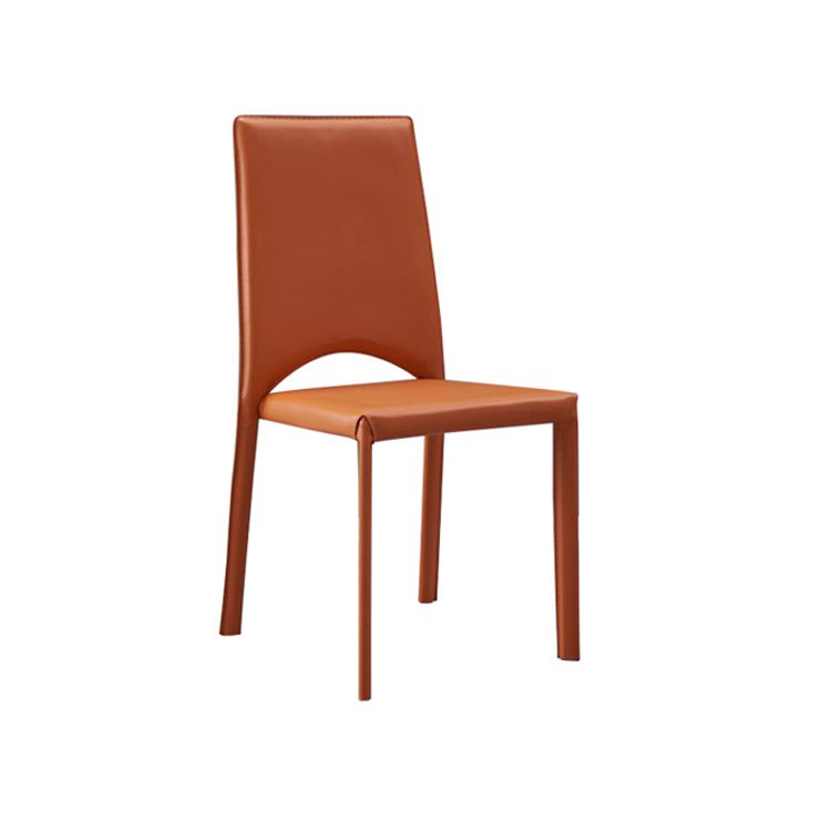 Contemporary Style Kitchen Dining Chair Stackable Armless Chair with Metal Legs Clearhalo ' kitchen&dining_furn' 'Dining Chairs' 'Dining Tables & Seating' 'dining_chair' 'furn' 'furn_dining_chair' 'Furniture' 'furniture_dining_chair' 'Kitchen & Dining Furniture' 'kitchen' 1200x1200_a3ec6d63-cc29-48f1-9877-035a132fc7cb