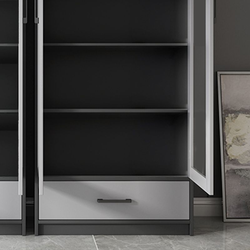 Moderno mobile in legno in legno in vetro armadio per soggiorno per soggiorno