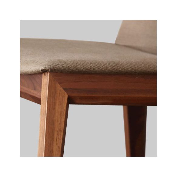 Upholstered Armless Dining Chairs Indoor Side Chairs with Wood Legs (Set of 2) Clearhalo ' kitchen&dining_furn' 'Dining Chairs' 'Dining Tables & Seating' 'dining_chair' 'furn' 'furn_dining_chair' 'Furniture' 'furniture_dining_chair' 'Kitchen & Dining Furniture' 'kitchen' 1200x1200_a3ed4eb9-277e-4850-a6de-c728be0ba888