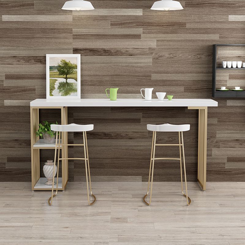 Solid Wood Bar Stool and Table Set 1/2/3 Pieces Rectangular Rectangular Clearhalo 'Bar Furniture' 'furn' 'furn_home_bar_bar_sets' 'Furniture' 'Home Bars & Bar Sets' 'home_bar_bar_sets' 'Kitchen & Dining Furniture' 1200x1200_a3ed7122-9ede-4129-9a4b-1b7b66b65980