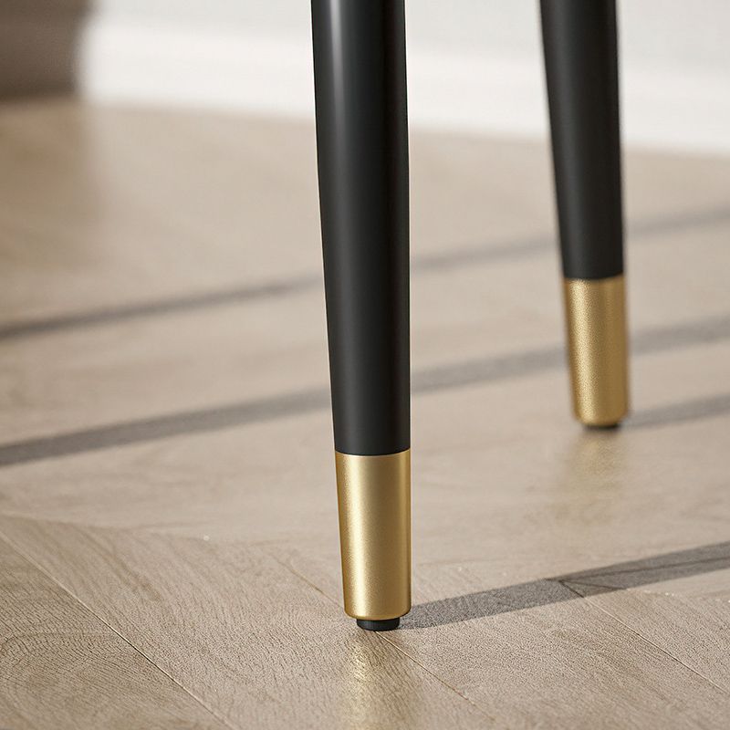 Glam Ottoman Velvet Upholstered Solid Color Square Ottoman with Metal Legs Clearhalo 'furn' 'furn_ottomans_poufs' 'Furniture' 'Living Room Furniture' 'Ottomans & Poufs' 'ottomans_poufs' 1200x1200_a3ed7cc3-35ec-4a69-a91f-7179701dc0b9