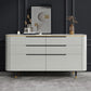 Modern Stone Sideboard a buffet con cassetti del soggiorno con gambe in legno massiccio