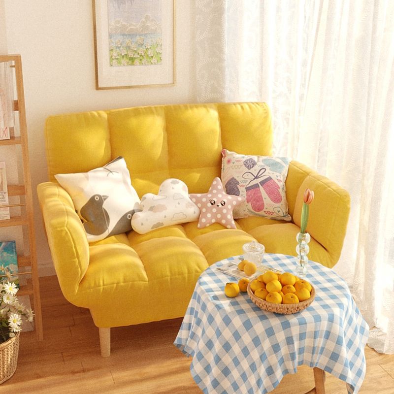 Modernistic Living Room Cotton Blend Sofa Biscuit Back Seating Clearhalo 'furn' 'furn_sofas' 'Furniture' 'Living Room Furniture' 'Sofa' 'sofas' 1200x1200_a3ef5f30-d7c8-4446-92e5-ebc918f3511e